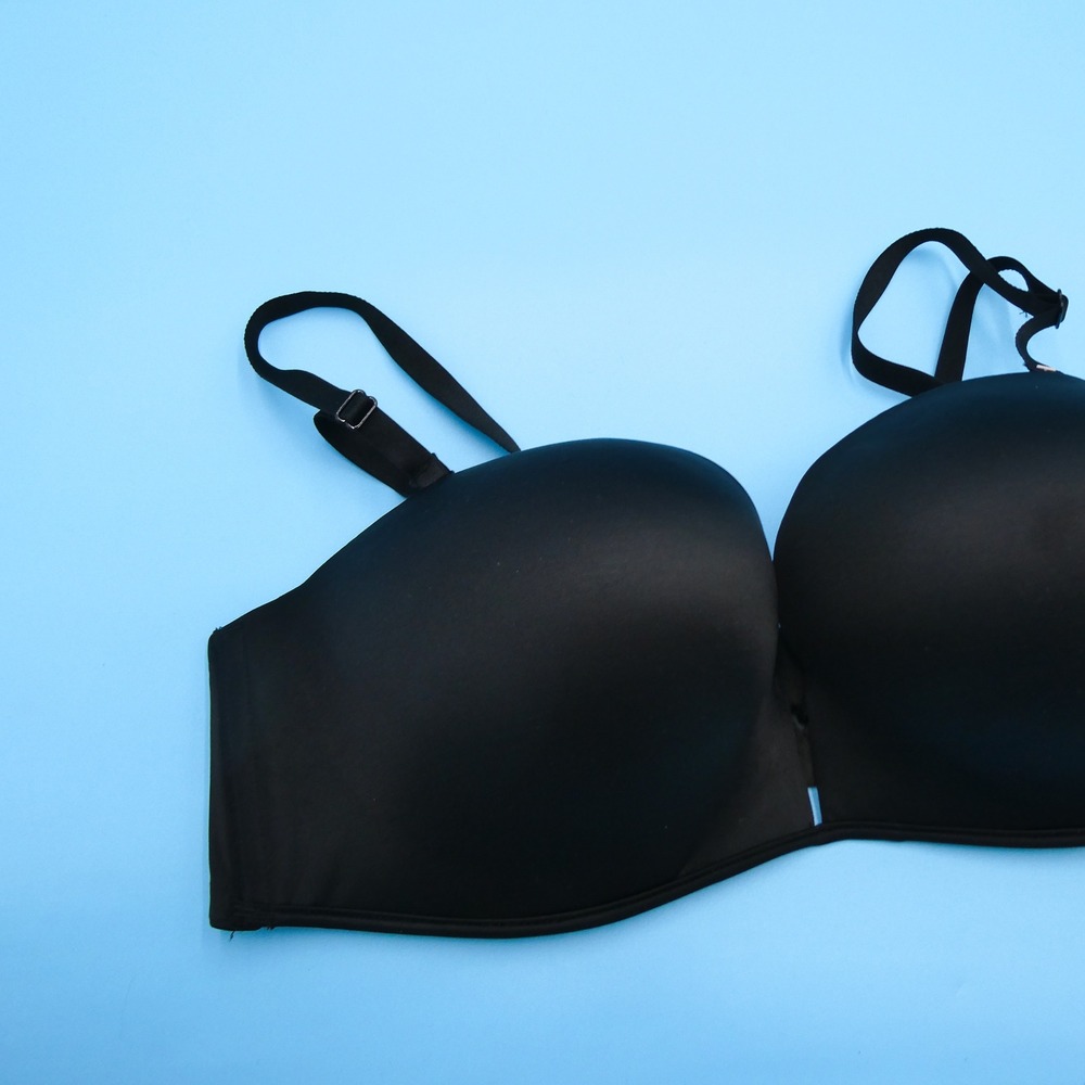 Victoria's Secret Bra Womens 38C Bombshell Black Multi-Way Push Up Microfiber - Picture 2 of 8